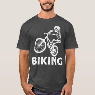 Camiseta Ciclismo Bicicleta Ciclismo Esqueleto Bicicleta Fu