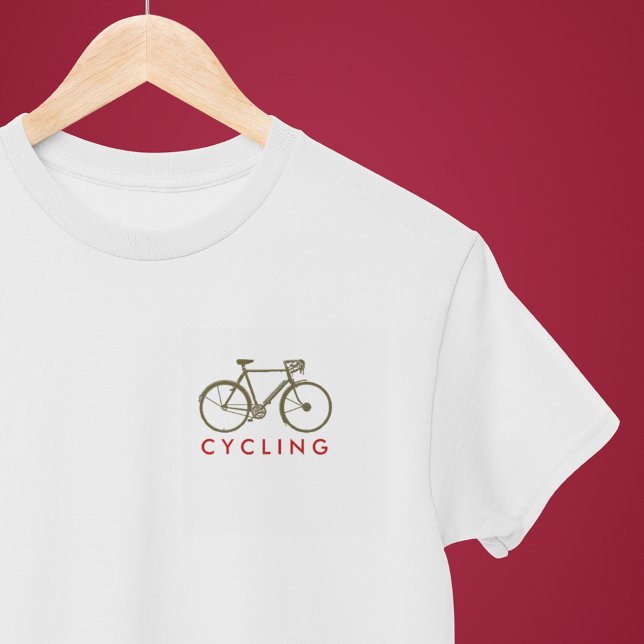 Camiseta Ciclismo. Bicicleta de estilo sencillo (Subido por el creador)