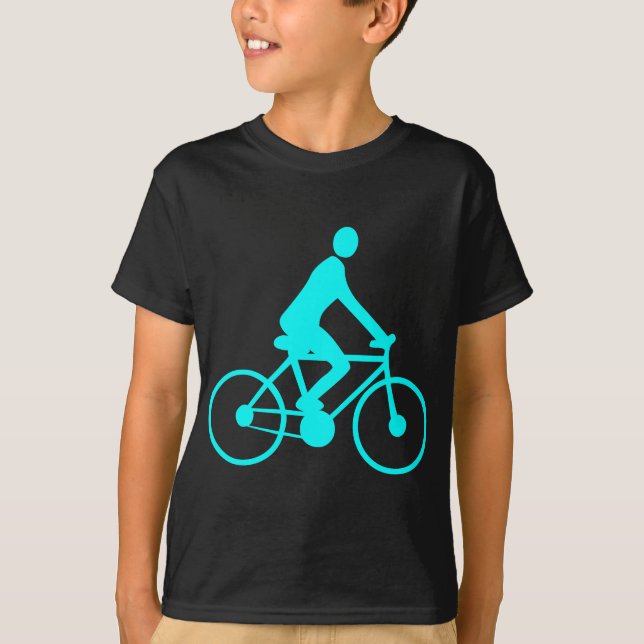 Camiseta Ciclismo - cian (Anverso)