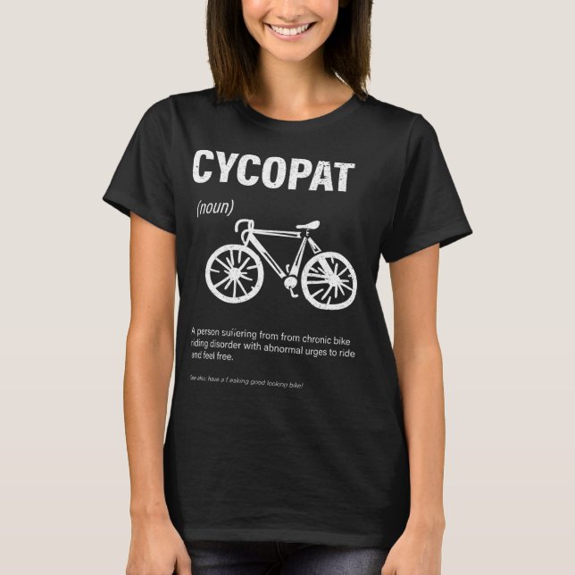 Camiseta Ciclismo Ciccopath Funny Ciclismo Tema Gi (Anverso)