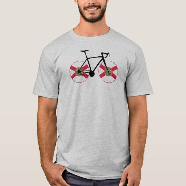 Camiseta Ciclismo con bandera de Florida (Anverso)