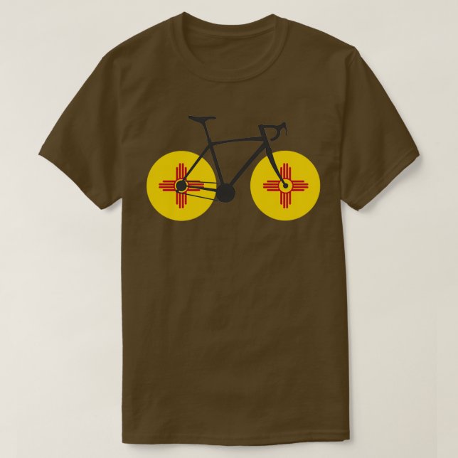Camiseta Ciclismo con bandera de Nuevo México (Diseño del anverso)