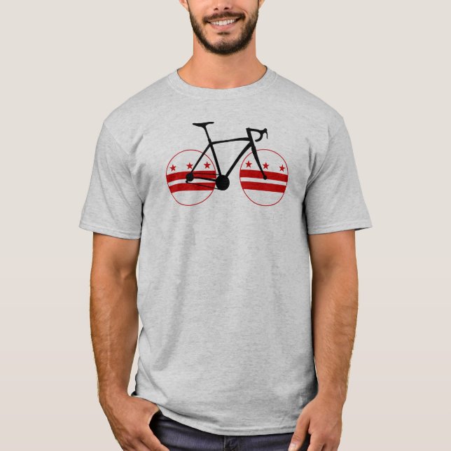 Camiseta Ciclismo de bandera de Washington D.C. (Anverso)