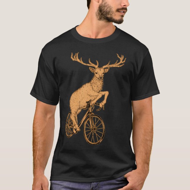 Camiseta Ciclismo de ciervos (Anverso)