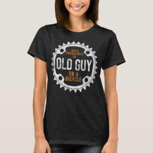 Camiseta Ciclismo De Hombres - Nunca Subestimes A Un Viejo