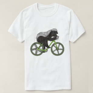 Camiseta Ciclismo de Honey Badger Funny Badass  