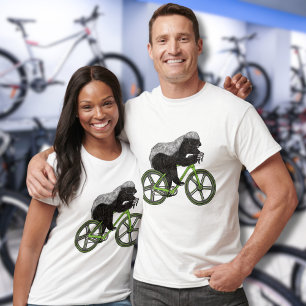 Camiseta Ciclismo de Honey Badger Funny Badass