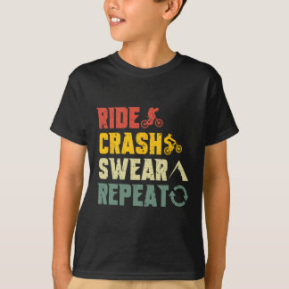 Camiseta Ciclismo de Montaña Divertido Paseo Choque Jurar R