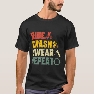 Camiseta Ciclismo de Montaña Paseo Divertido Choque Maldeci