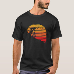 Camiseta Ciclismo De Montaña Tee MTB Bicicleta En La Montañ