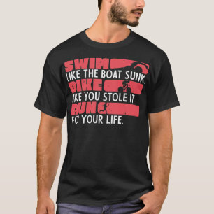Camiseta Ciclismo de natación Corriendo Triatlón cómic amer