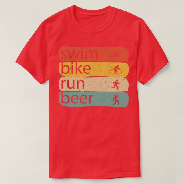 Camiseta Ciclismo De Natación En Curso Triatlón Bañera En B (Diseño del anverso)