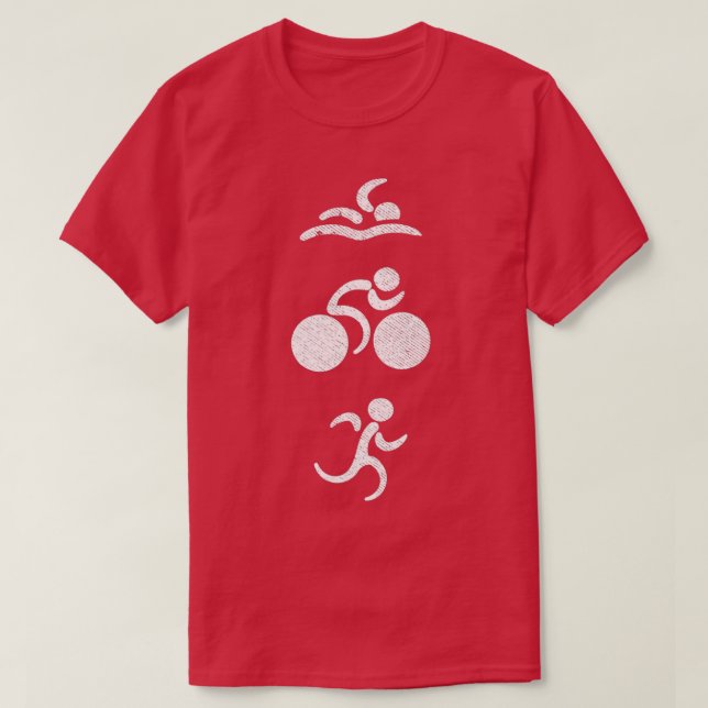 Camiseta Ciclismo de natación en marcha en triatlón (Diseño del anverso)