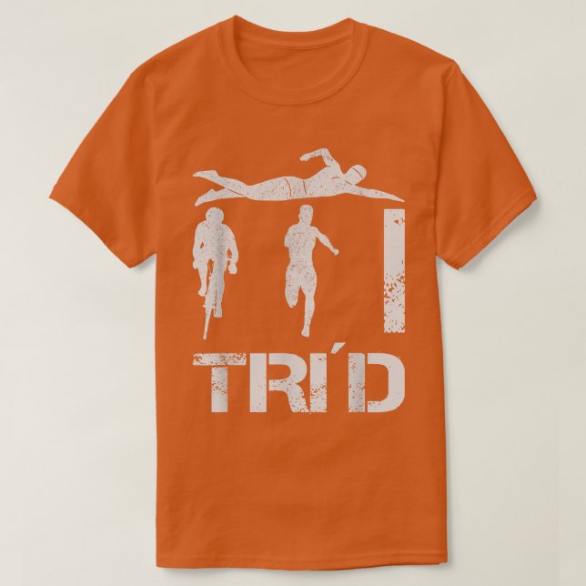 Camiseta Ciclismo de natación en triatlón en marcha 1367 (Diseño del anverso)