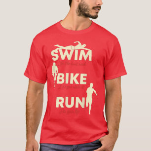 Camiseta Ciclismo de natación en triatlón en marcha 1369