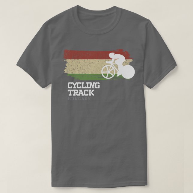 Camiseta Ciclismo de pista Hungría Ciclo de velocidad de la (Diseño del anverso)