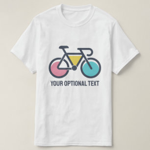 Camiseta Ciclismo de texto personalizado