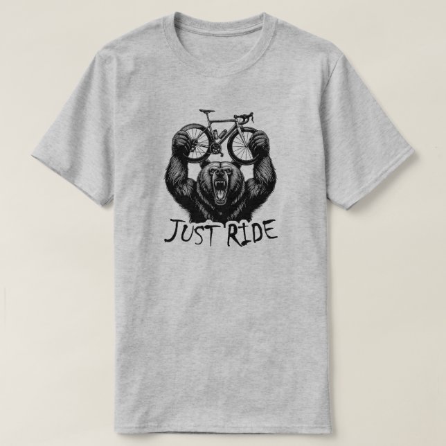 Camiseta Ciclismo de un solo oso (Diseño del anverso)