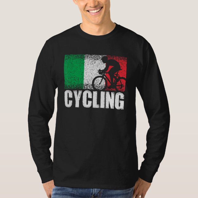 Camiseta Ciclismo Deporte Bandera Italia Carreras de bicicl (Anverso)