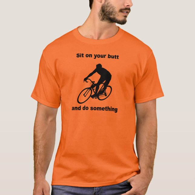 Camiseta ciclismo divertido (Anverso)