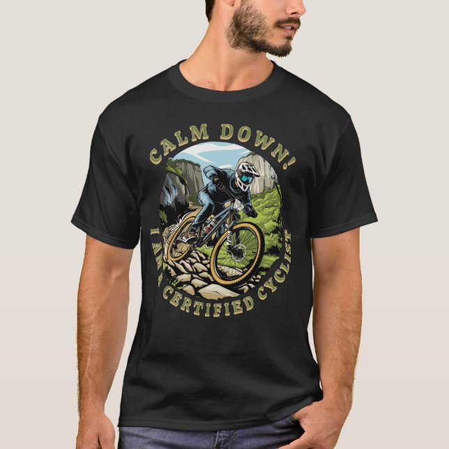 Camiseta Ciclismo divertido (Anverso)