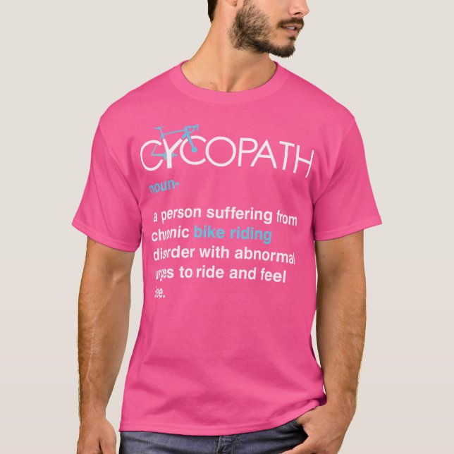 Camiseta Ciclismo divertido Cycopath (Anverso)