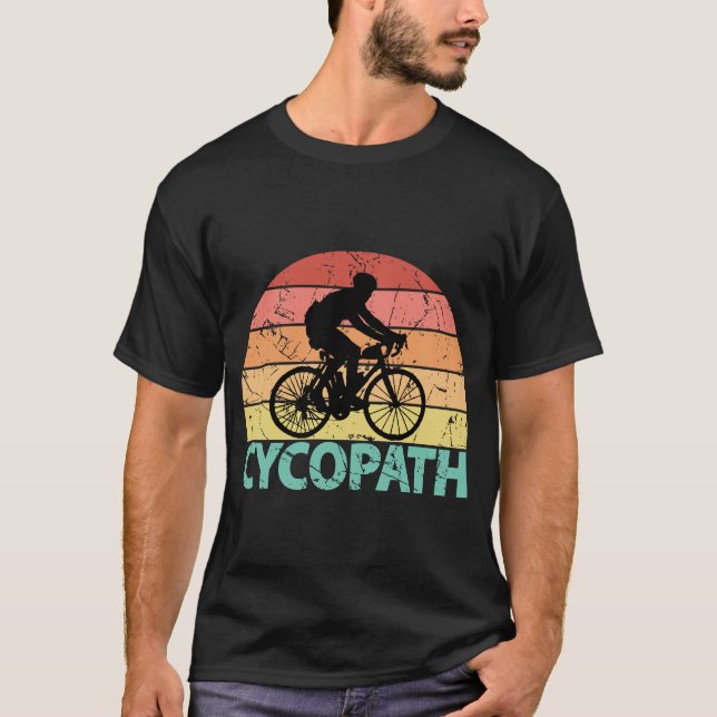 Camiseta Ciclismo divertido Cycopath (Anverso)