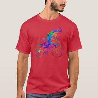 Camiseta Ciclismo en acuarela