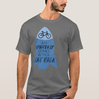 Camiseta Ciclismo en bici de nave espacial