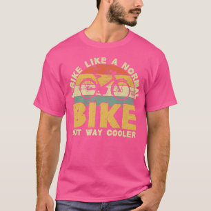 Camiseta Ciclismo en bicicleta electrónica como una bicicle