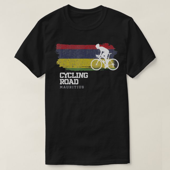 Camiseta Ciclismo en carretera Isla Mauricio Bicicleta Velo (Diseño del anverso)