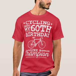 Camiseta Ciclismo en mi 60.ª Carreras de bicicletas de cump