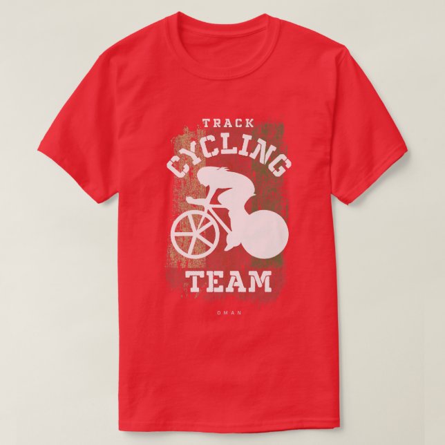 Camiseta Ciclismo en pista femenino en Omán (Diseño del anverso)