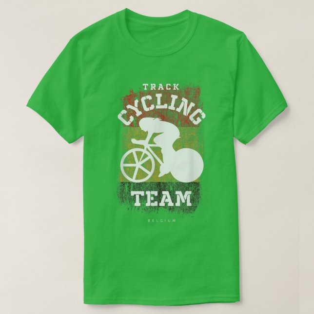 Camiseta Ciclismo en pista para mujeres Bélgica Ciclo de ve (Diseño del anverso)