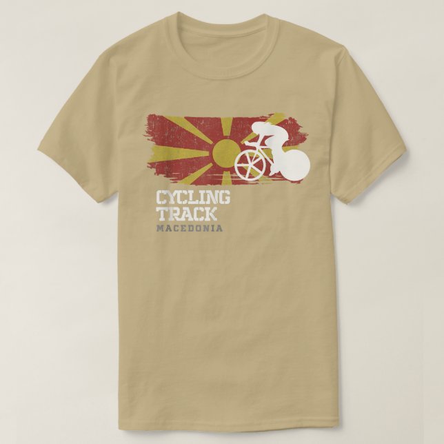 Camiseta Ciclismo en pista para mujeres en Macedonia (Diseño del anverso)
