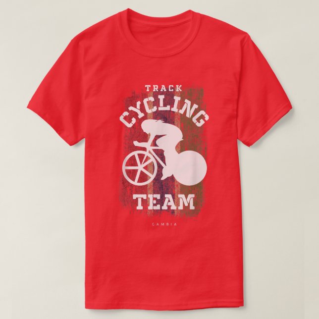 Camiseta Ciclismo en pista para mujeres Gambia Ciclismo en  (Diseño del anverso)