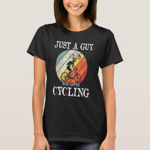 Camiseta Ciclismo estilo retro sólo un hombre que ama el ci
