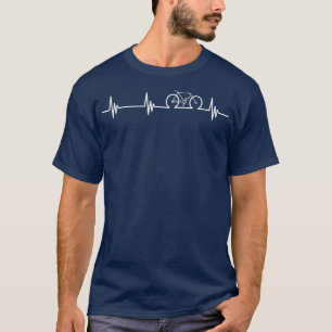 Camiseta Ciclismo HeartbeatBicicleta Amor Regalos de ciclis