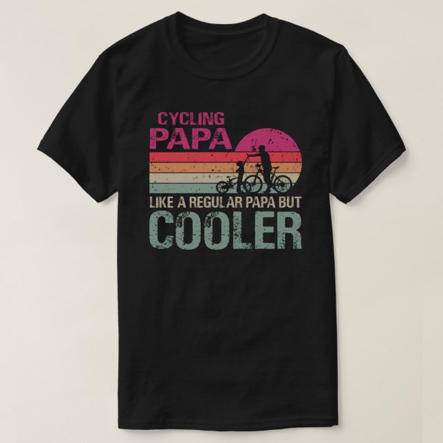 Camiseta Ciclismo para papá como un papá normal pero refrig (Diseño del anverso)