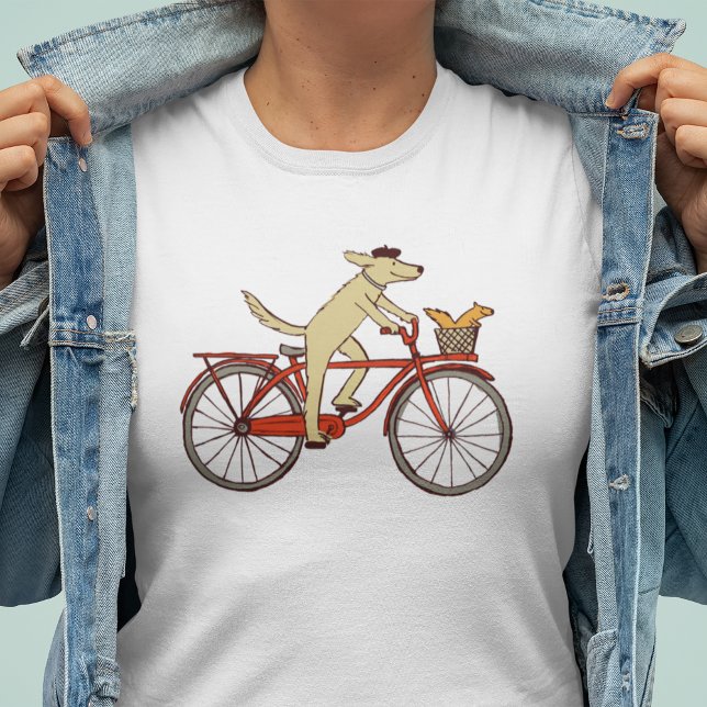 Camiseta Ciclismo Perro y ardilla divertida arte animal cap (Subido por el creador)