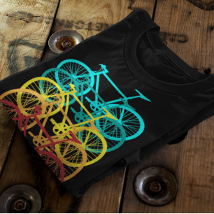 Camiseta Ciclismo retro, bicicleta por carretera