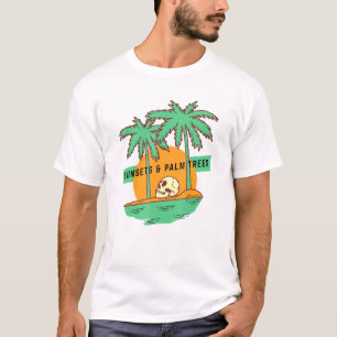 Camiseta Ciclismo Sunsets Palm Tres Número de Veranos en Ci