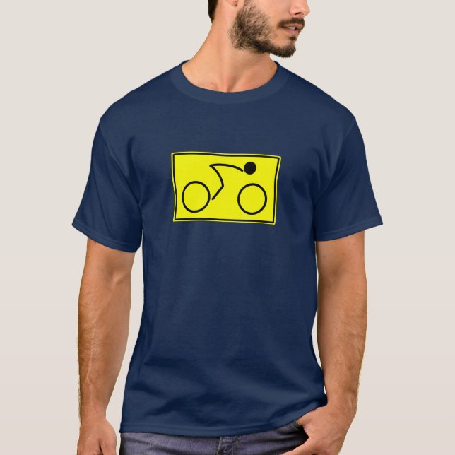 Camiseta Ciclista (amarillo) (Anverso)