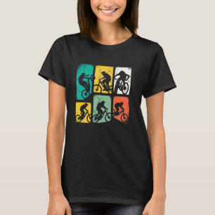 Camiseta Ciclista ciclista de bicicleta BMX Retro
