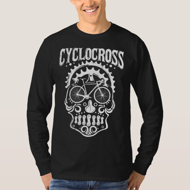 Camiseta Ciclista Ciclista Skull Roadbike (Anverso)