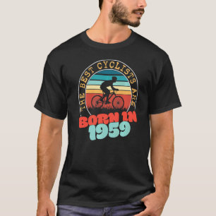 Camiseta Ciclista de 63 años nacido en 1959 Ciclo de cumple