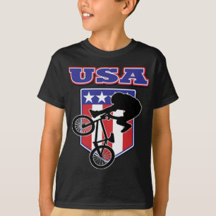 Camiseta Ciclista de BMX de EE. UU.