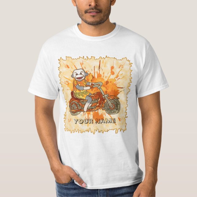 Camiseta Ciclista de Mono de Calcetín (Anverso)