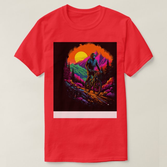 Camiseta ciclista de montaña 10 (Diseño del anverso)