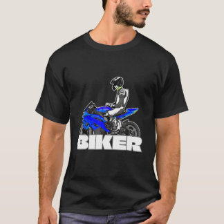 Camiseta Ciclista de motociclismo de motocicleta cruza el b
